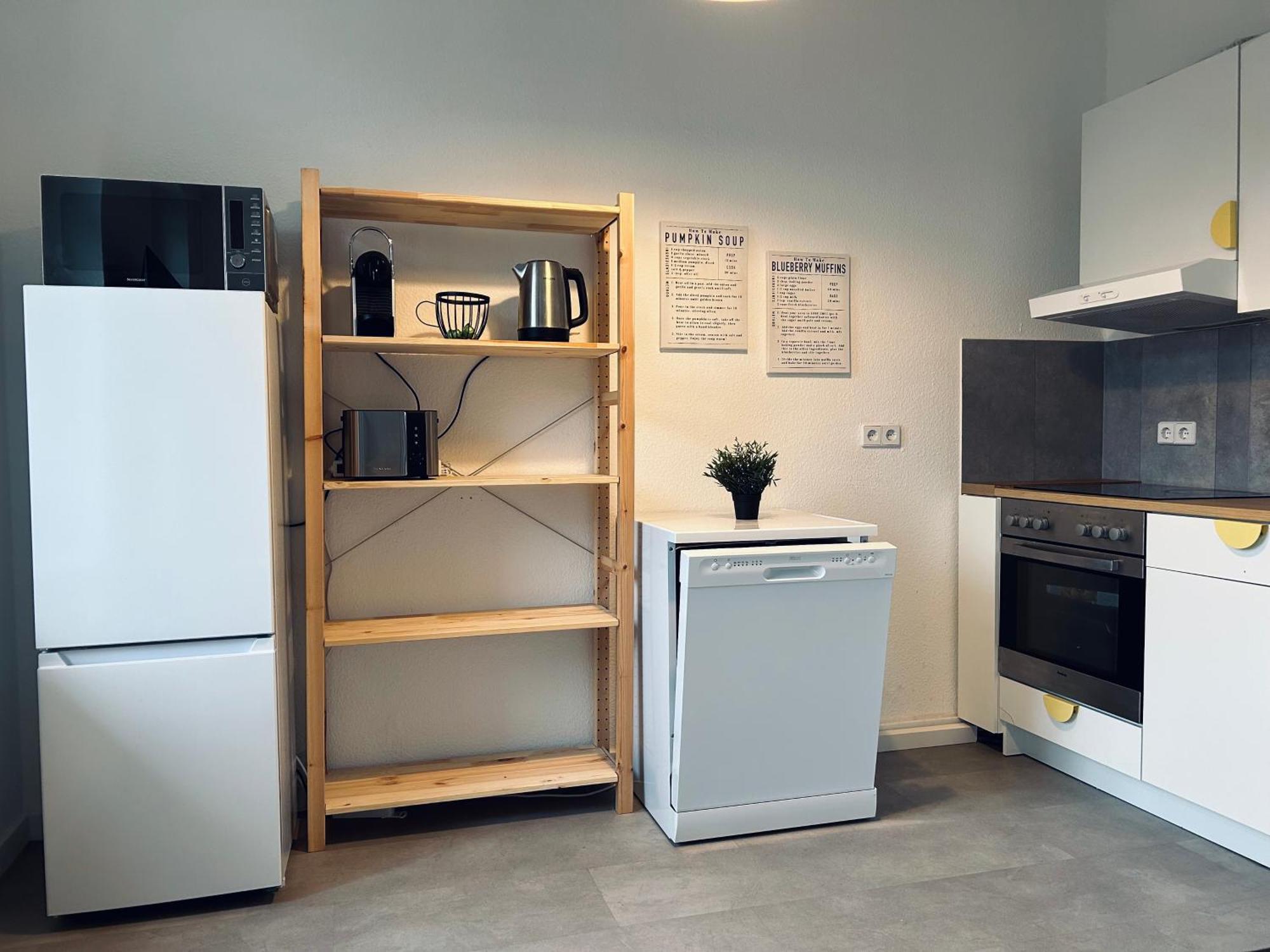 2 Schlafzimmer-Balkon-Kueche-Parkplatz-Designerbad Leipzig Exterior foto